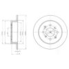 DELPHI BG4333 Brake Disc